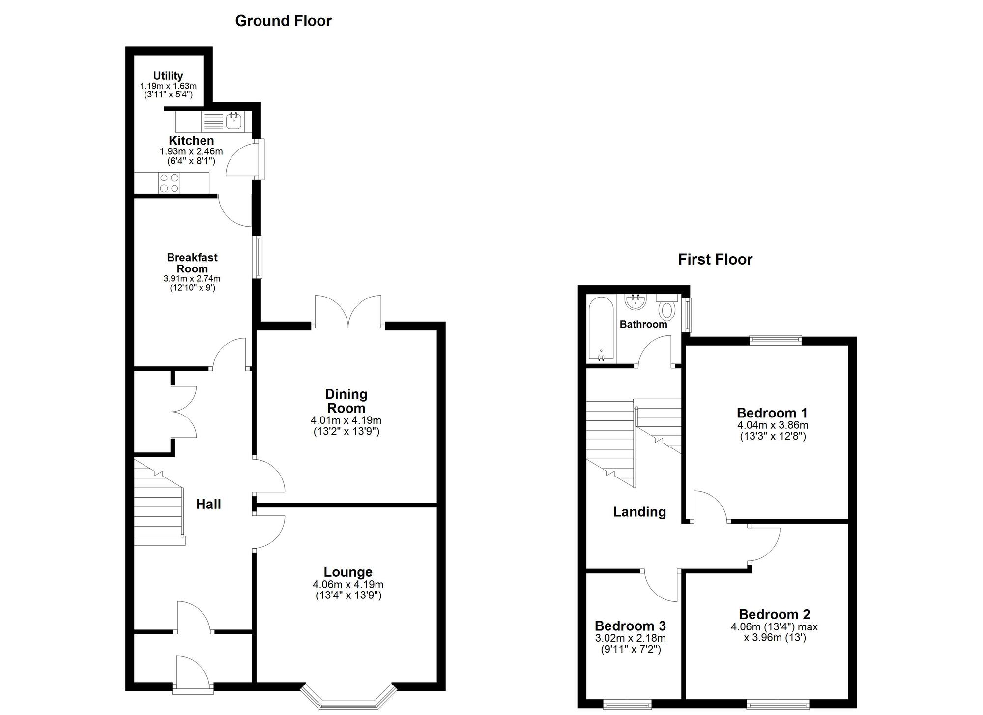 Floorplan of 3 bedroom Mid Terrace House for sale, Jackson Street, Sunderland, Tyne and Wear, SR4