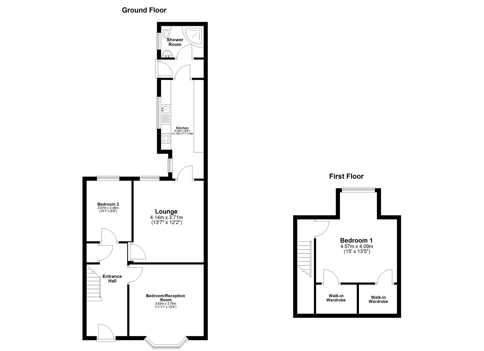 Floorplan of 3 bedroom Mid Terrace Property for sale, Chester Terrace North, Sunderland, Tyne and Wear, SR4