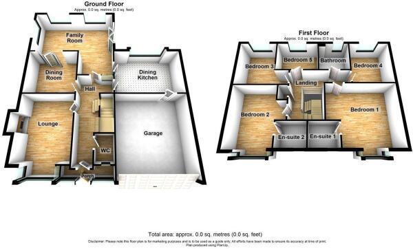 Floorplan of 4 bedroom Detached House for sale, Lodgeside Meadow, Sunderland, Tyne and Wear, SR3