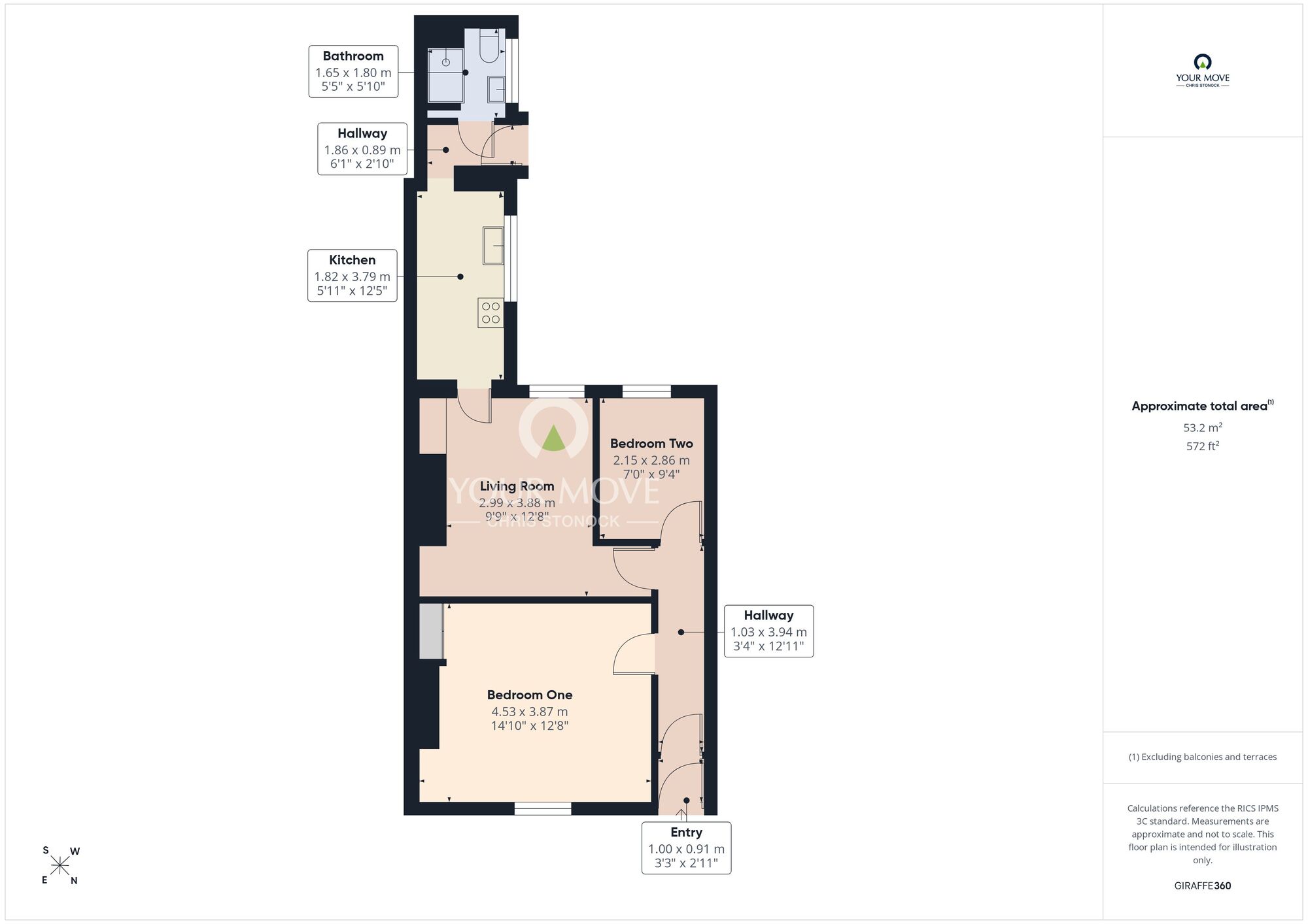 Floorplan of 2 bedroom Mid Terrace House for sale, Brady Street, Sunderland, Tyne and Wear, SR4