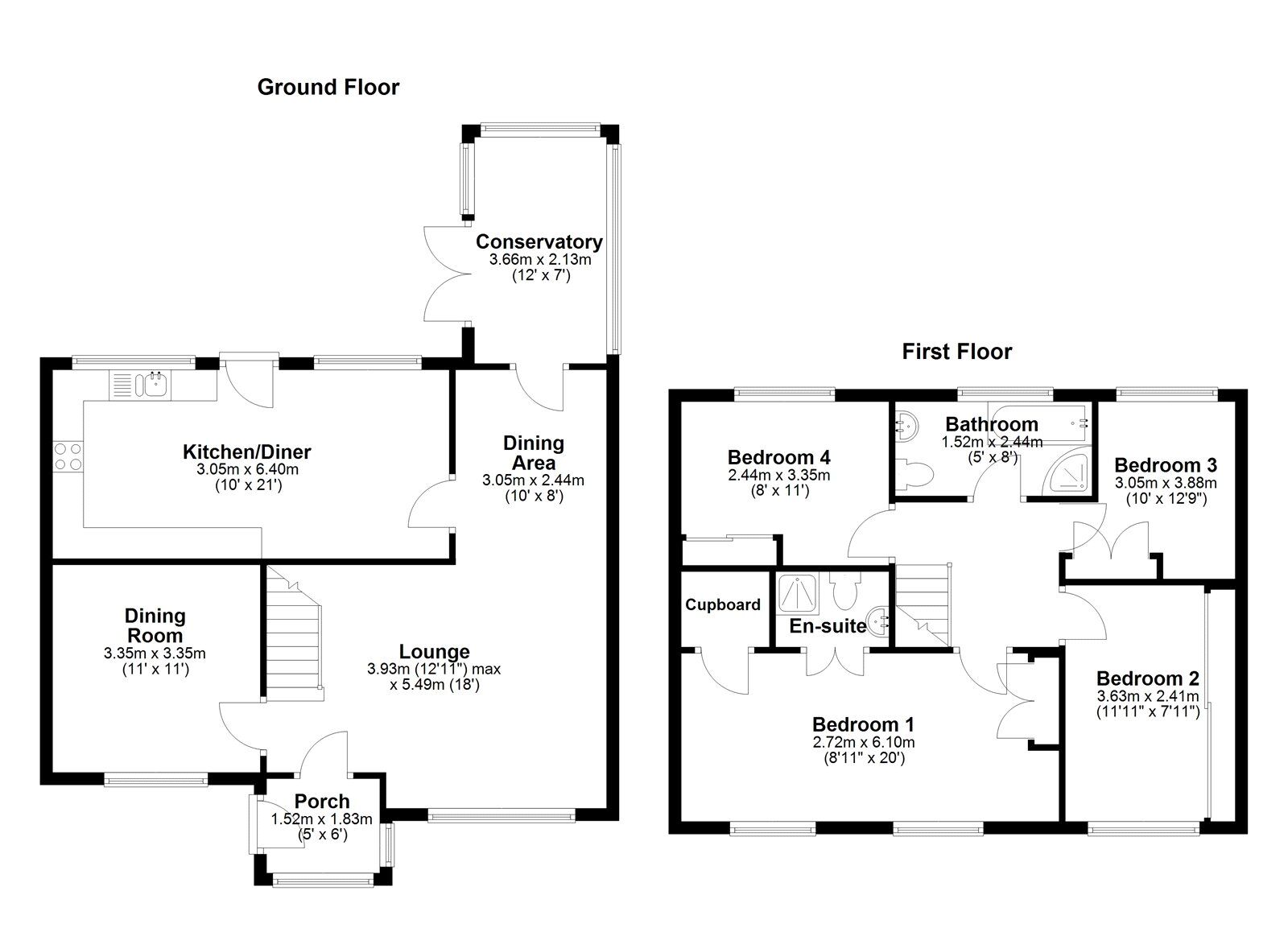 Floorplan of 4 bedroom Semi Detached House for sale, Matfen Drive, Sunderland, Tyne and Wear, SR3