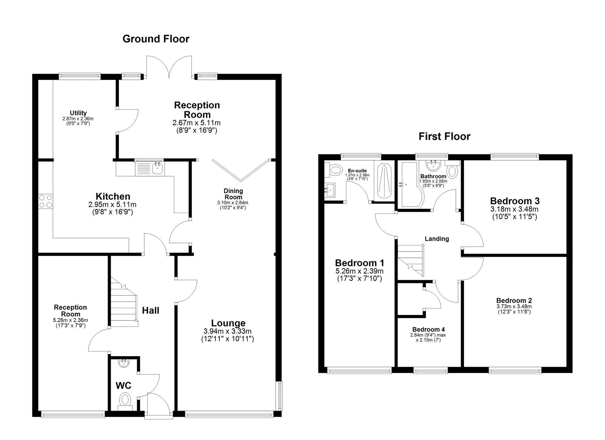 Floorplan of 4 bedroom Detached House for sale, Ruswarp Drive, Sunderland, Tyne and Wear, SR3
