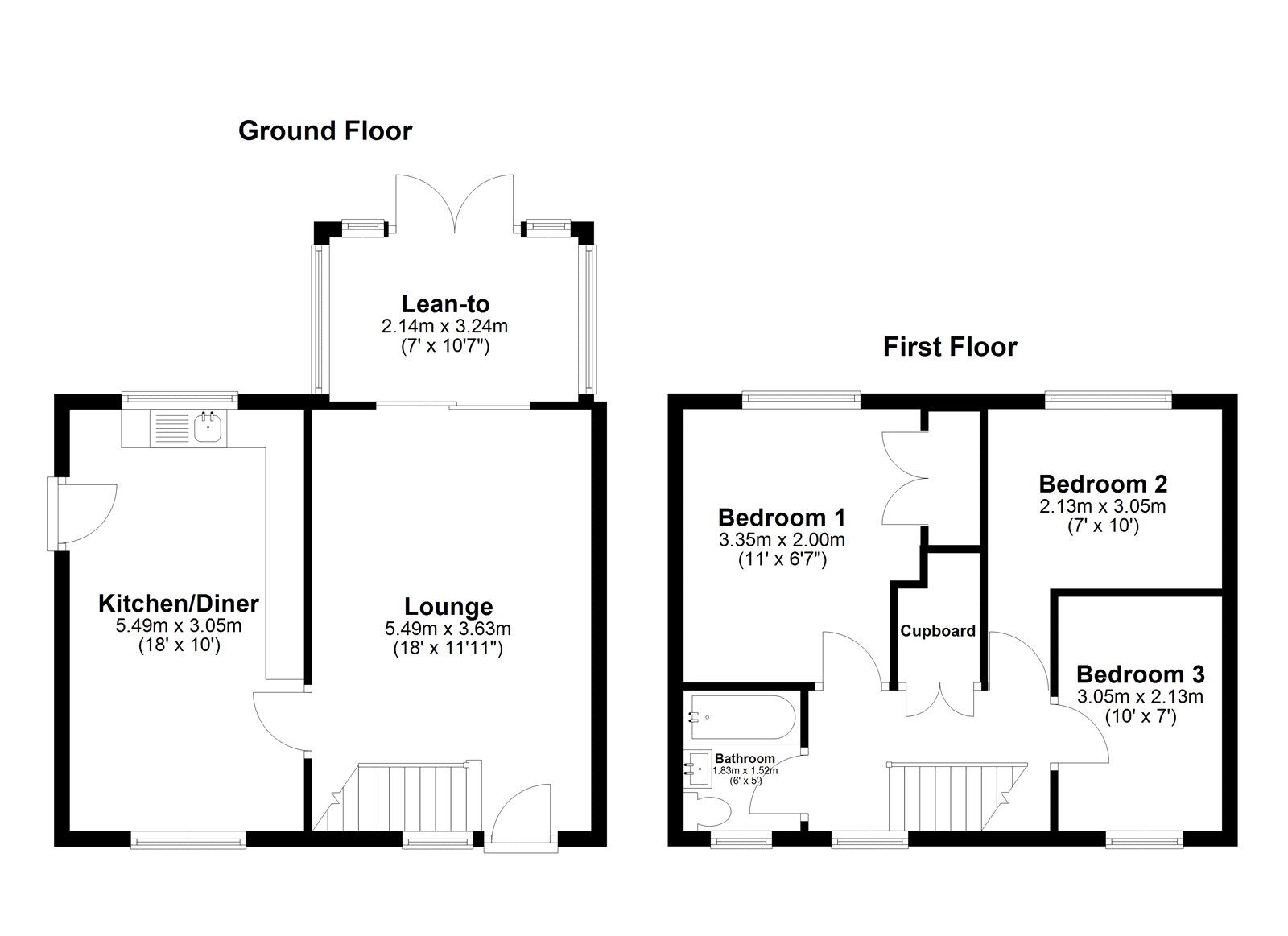 Floorplan of 3 bedroom Semi Detached House for sale, Norfolk Close, Seaham, Durham, SR7