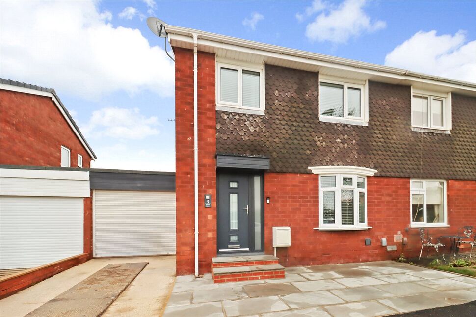 Main image of 3 bedroom Semi Detached House for sale, Drybeck Square, Sunderland, Tyne and Wear, SR3