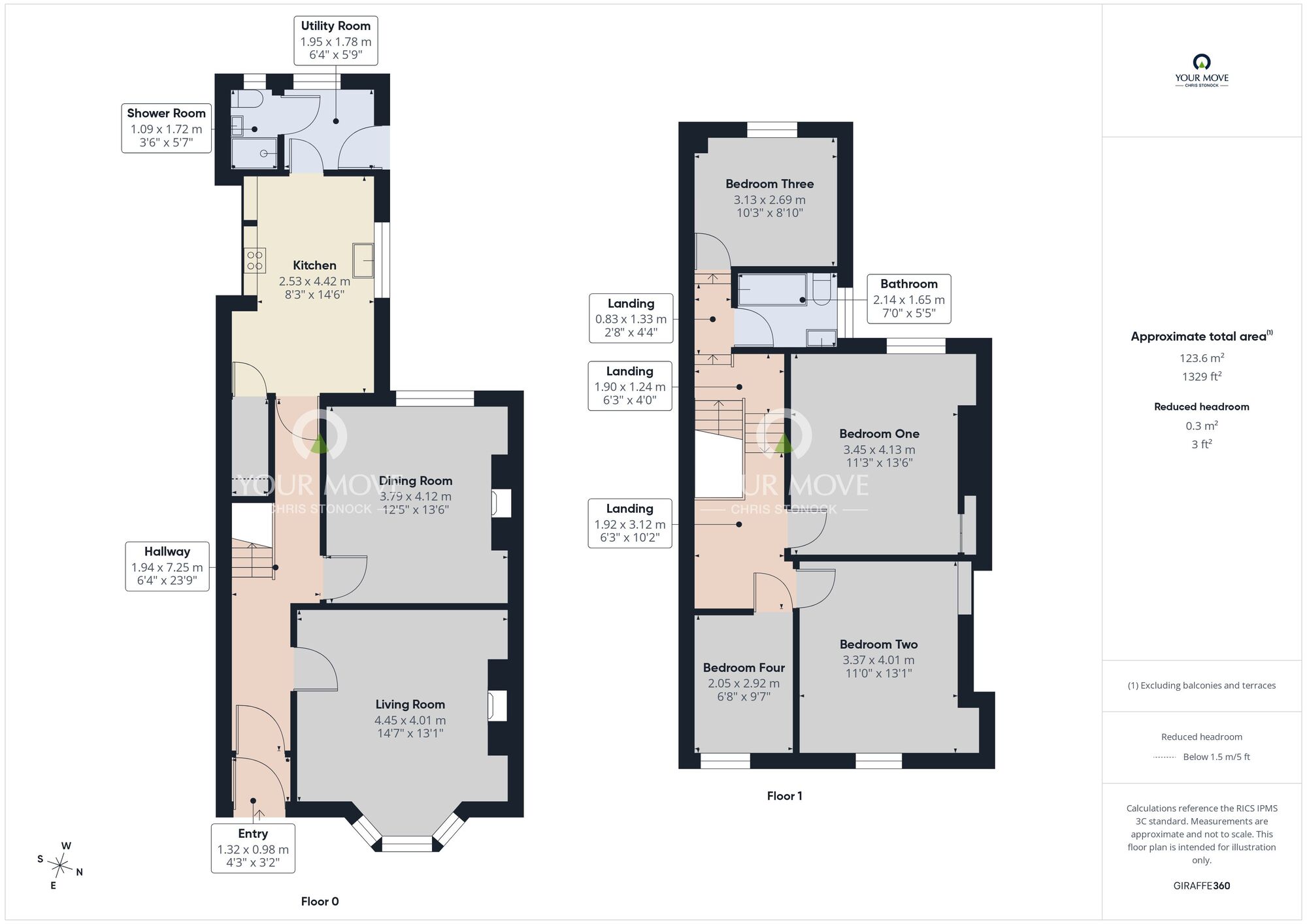 Floorplan of 4 bedroom Mid Terrace House for sale, Lorne Terrace, Sunderland, Tyne and Wear, SR2