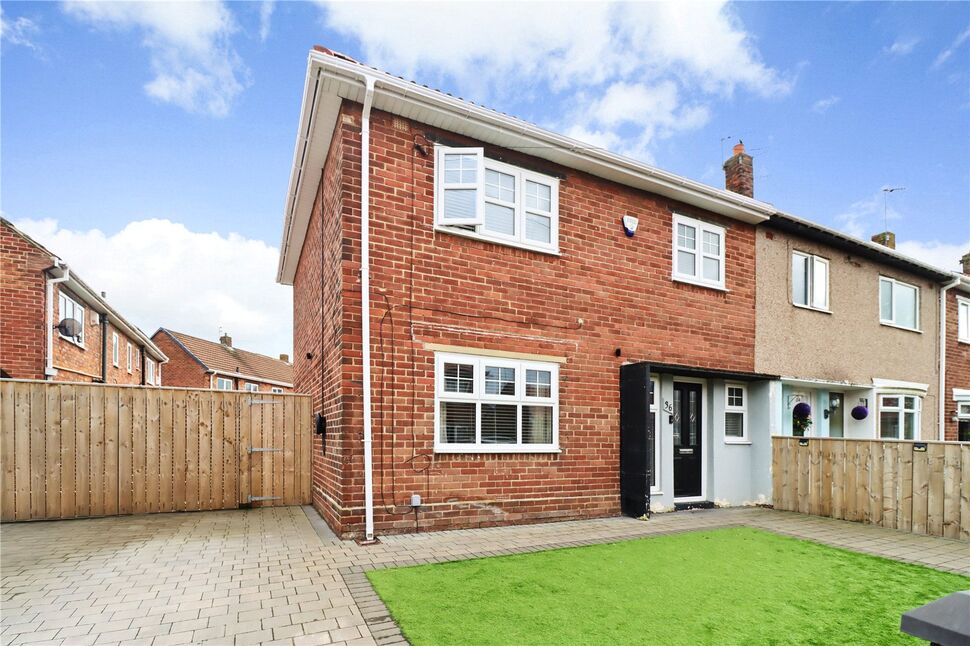 Main image of 3 bedroom Semi Detached House for sale, Westminster Crescent, Hebburn, Tyne and Wear, NE31