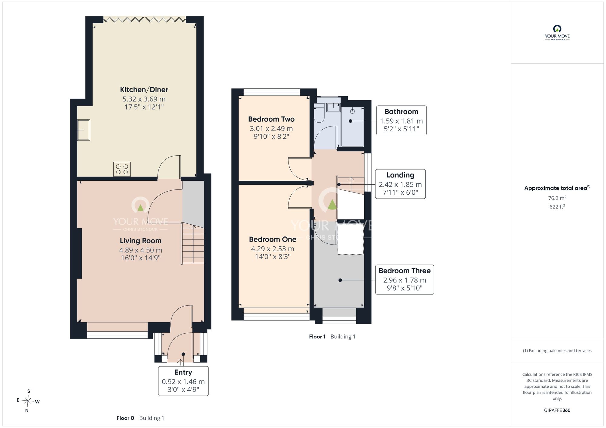 Floorplan of 3 bedroom Semi Detached House for sale, Sandown Gardens, Sunderland, Tyne and Wear, SR3