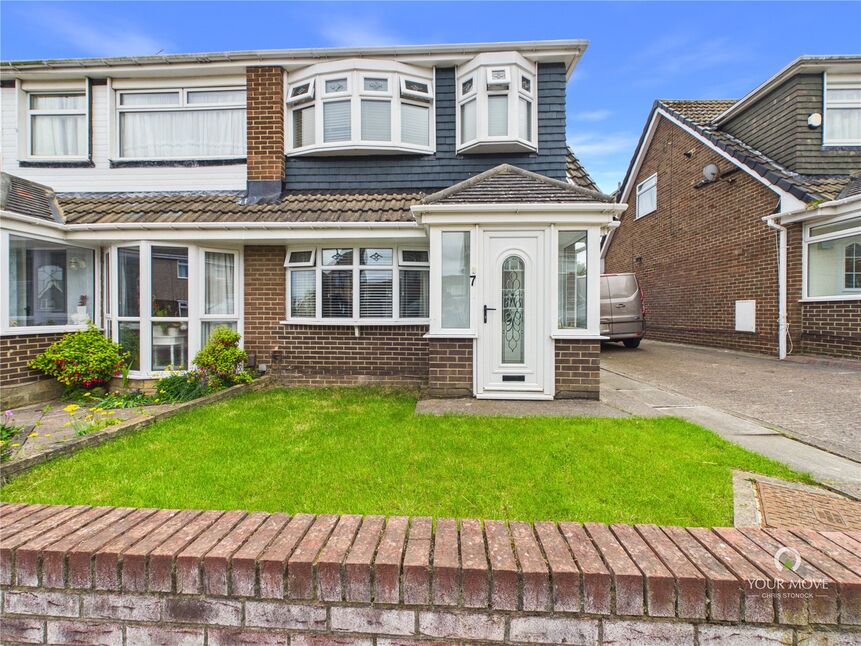 Main image of 3 bedroom Semi Detached House for sale, Sandown Gardens, Sunderland, Tyne and Wear, SR3