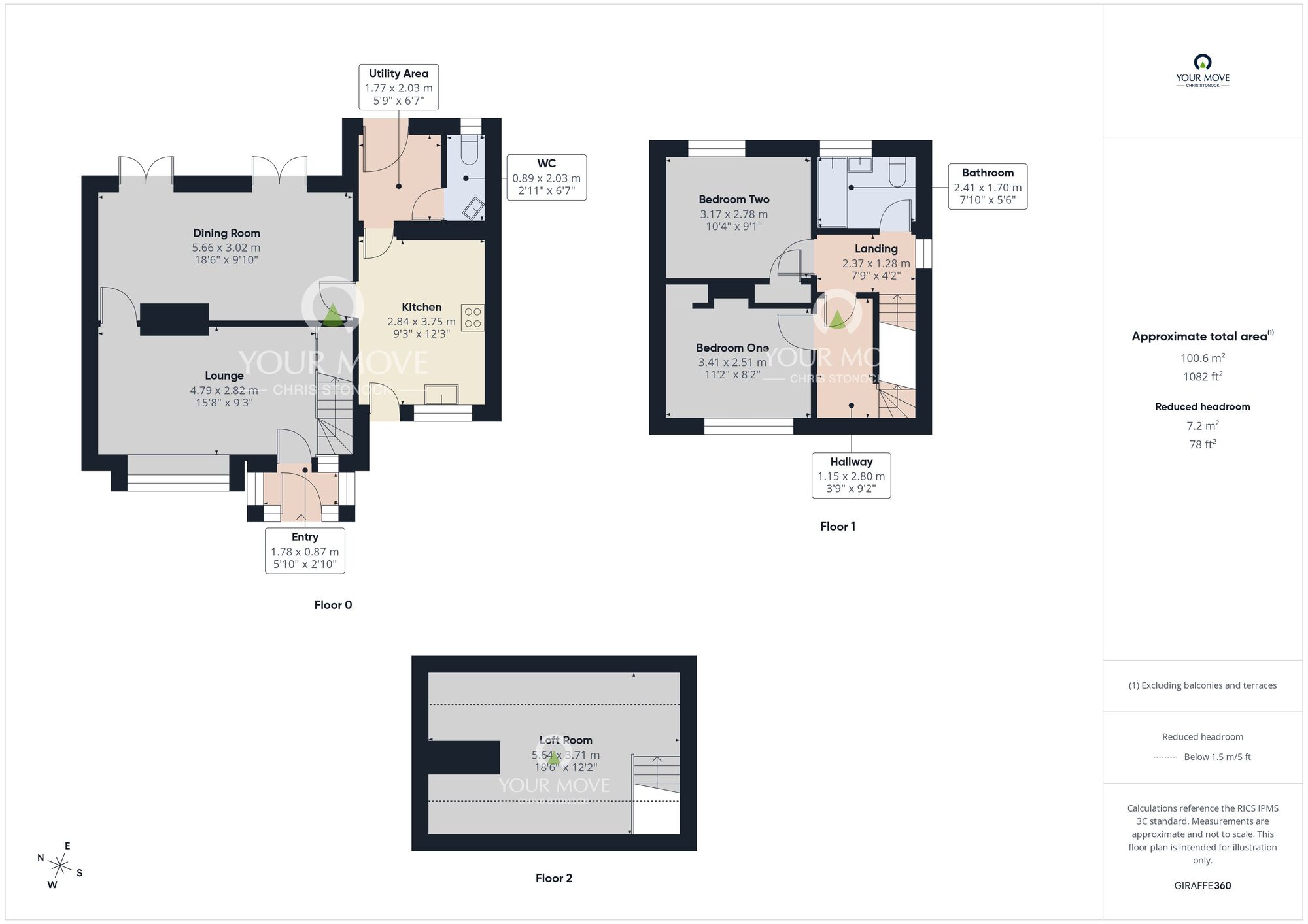 Floorplan of 2 bedroom Semi Detached House for sale, Tadcaster Road, Sunderland, Tyne and Wear, SR3