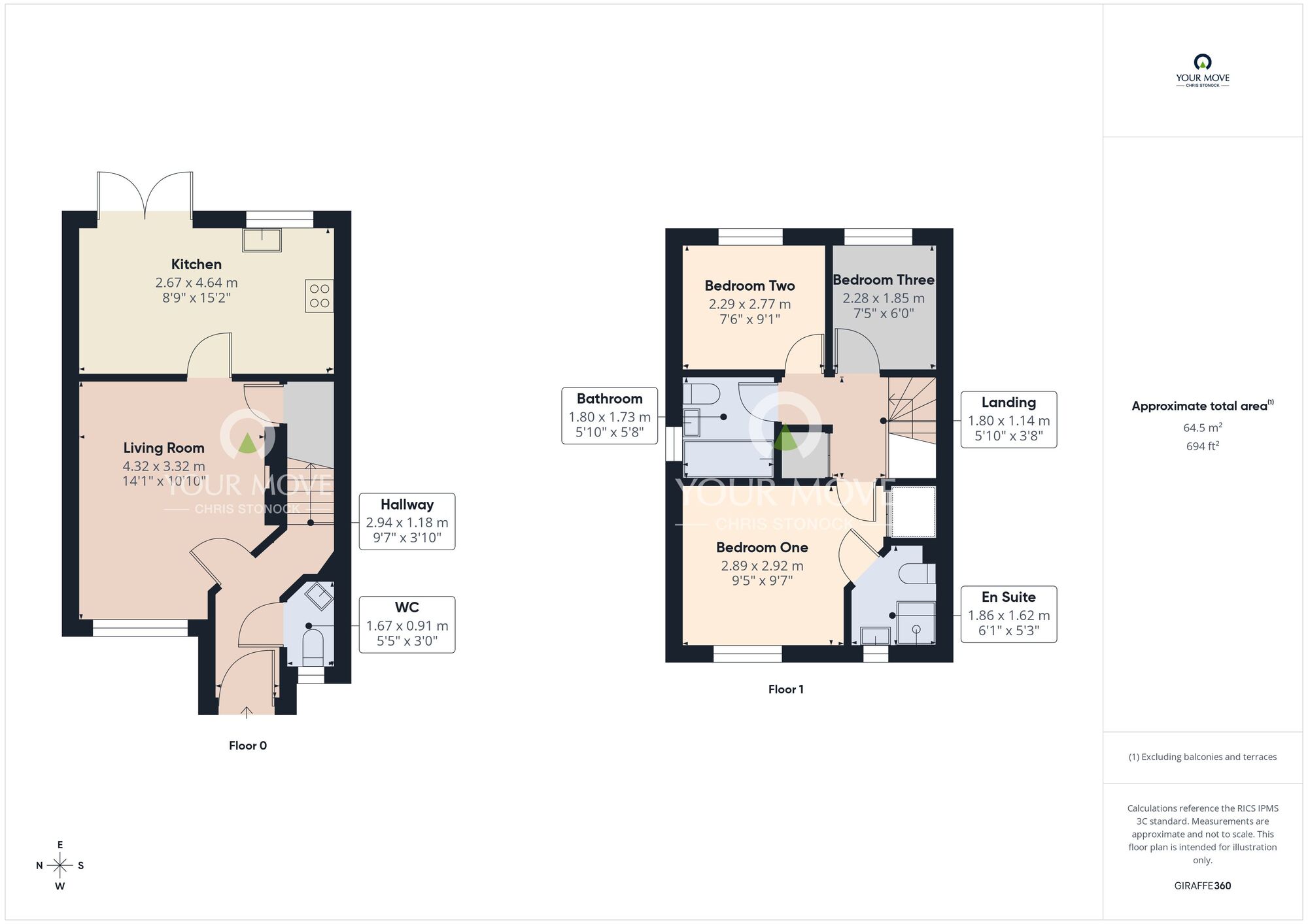 Floorplan of 3 bedroom Semi Detached House for sale, Windbrook, Sunderland, Tyne and Wear, SR2