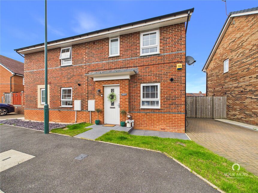 Main image of 3 bedroom Semi Detached House for sale, Portrush Drive, Hebburn, Tyne and Wear, NE31