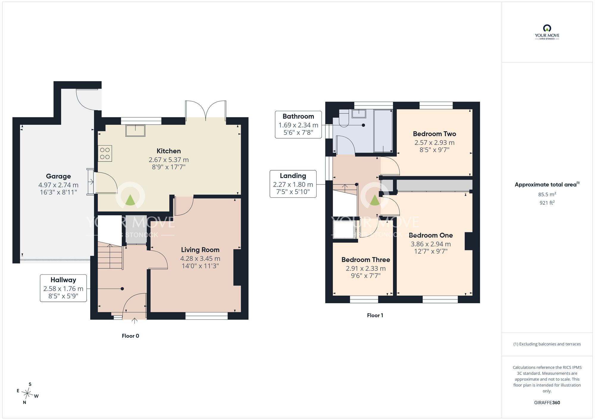 Floorplan of 3 bedroom Semi Detached House for sale, Gayhurst Crescent, Sunderland, Tyne and Wear, SR3