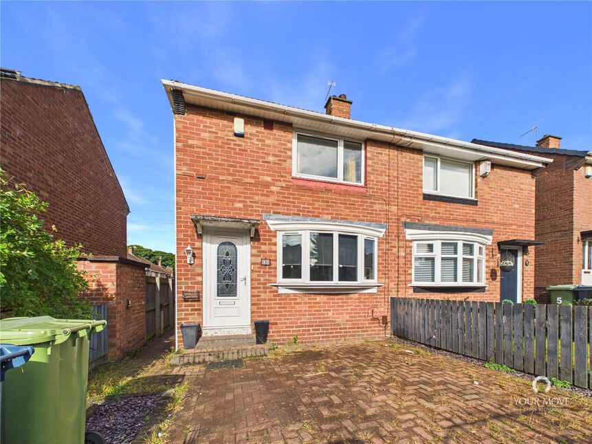 Main image of 2 bedroom Semi Detached House for sale, Hawkesley Road, Sunderland, Tyne and Wear, SR4