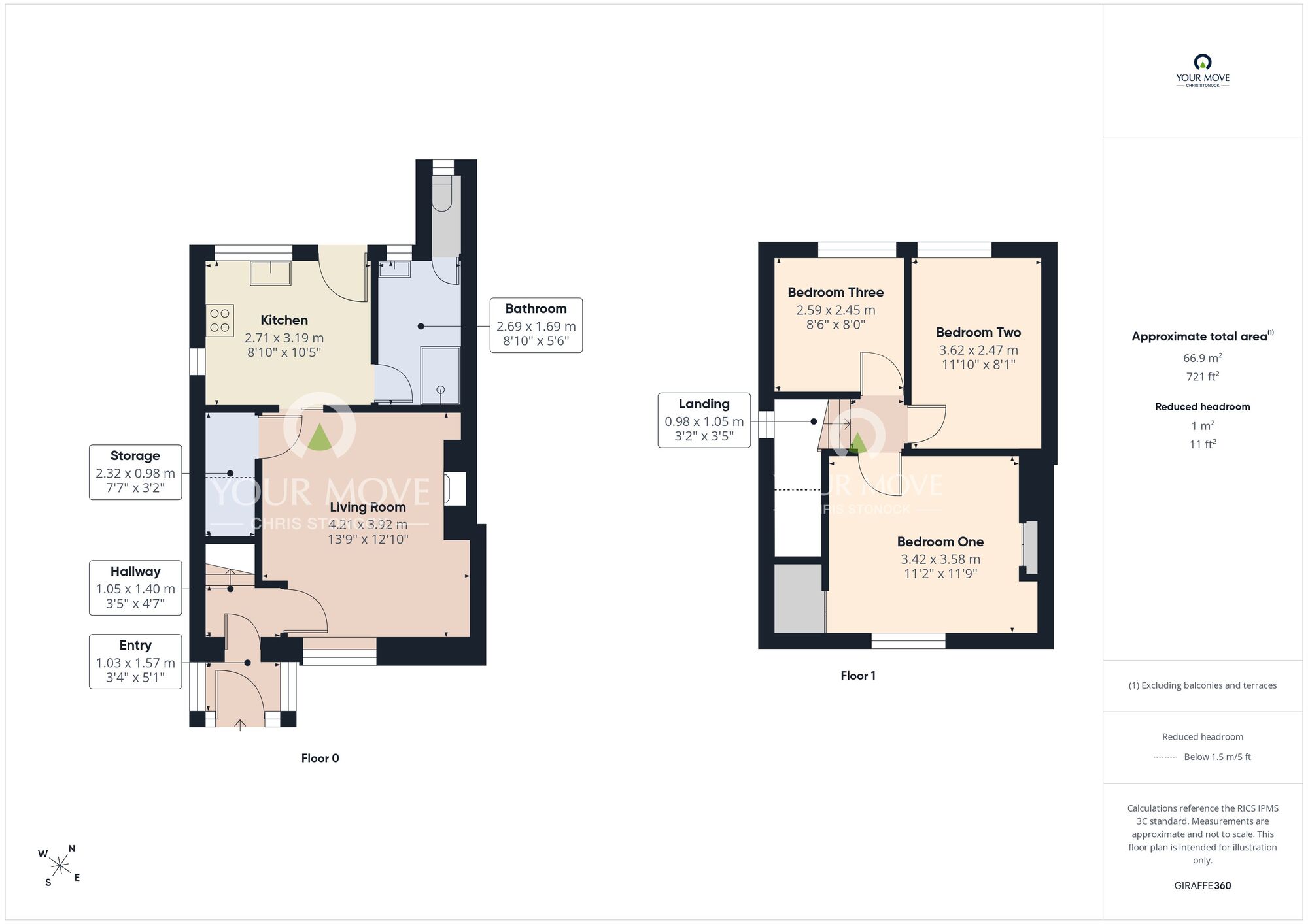 Floorplan of 3 bedroom End Terrace House for sale, Shaftesbury Crescent, Sunderland, Tyne and Wear, SR3