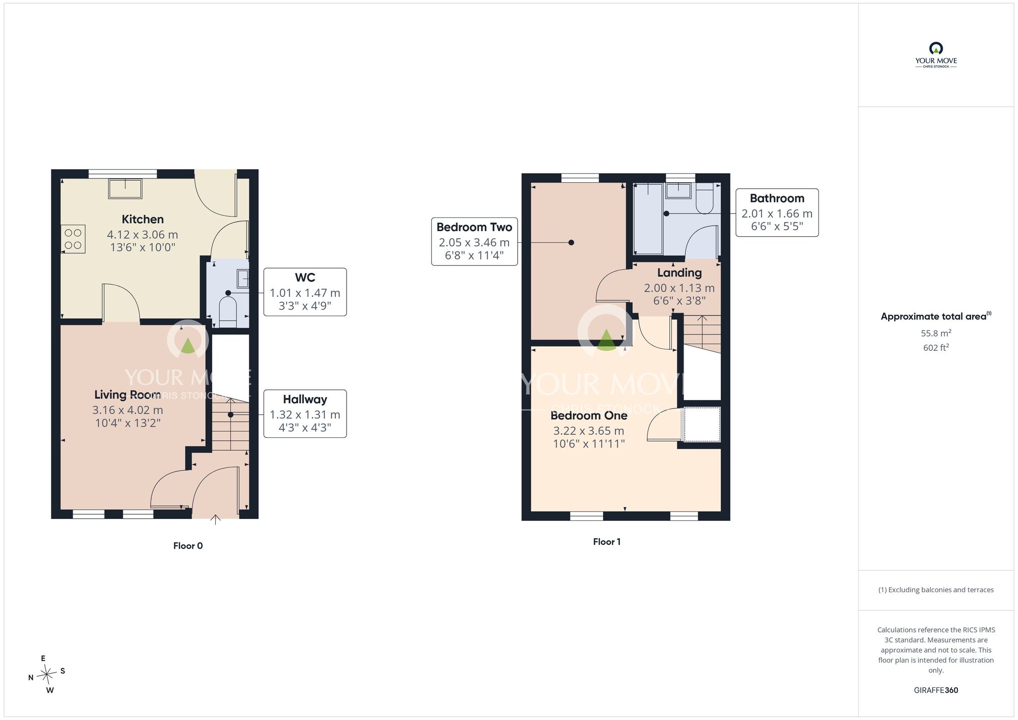 Floorplan of 2 bedroom Semi Detached House for sale, Grasmoor View, Sunderland, Tyne and Wear, SR5