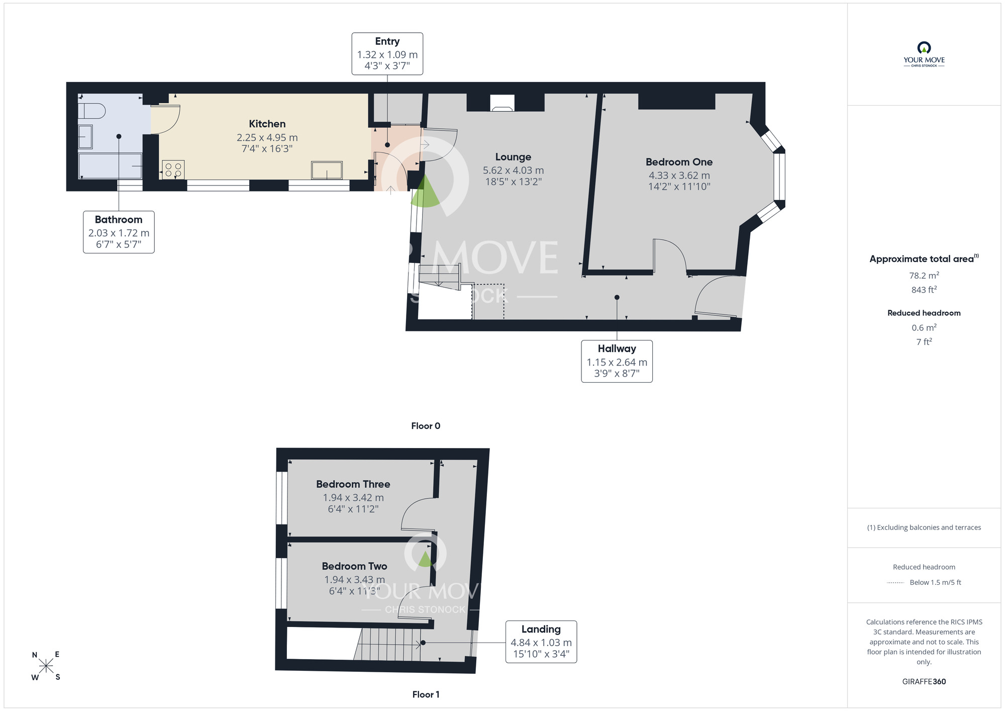 Floorplan of 3 bedroom Mid Terrace House to rent, Hendon Burn Avenue, Sunderland, Tyne and Wear, SR2