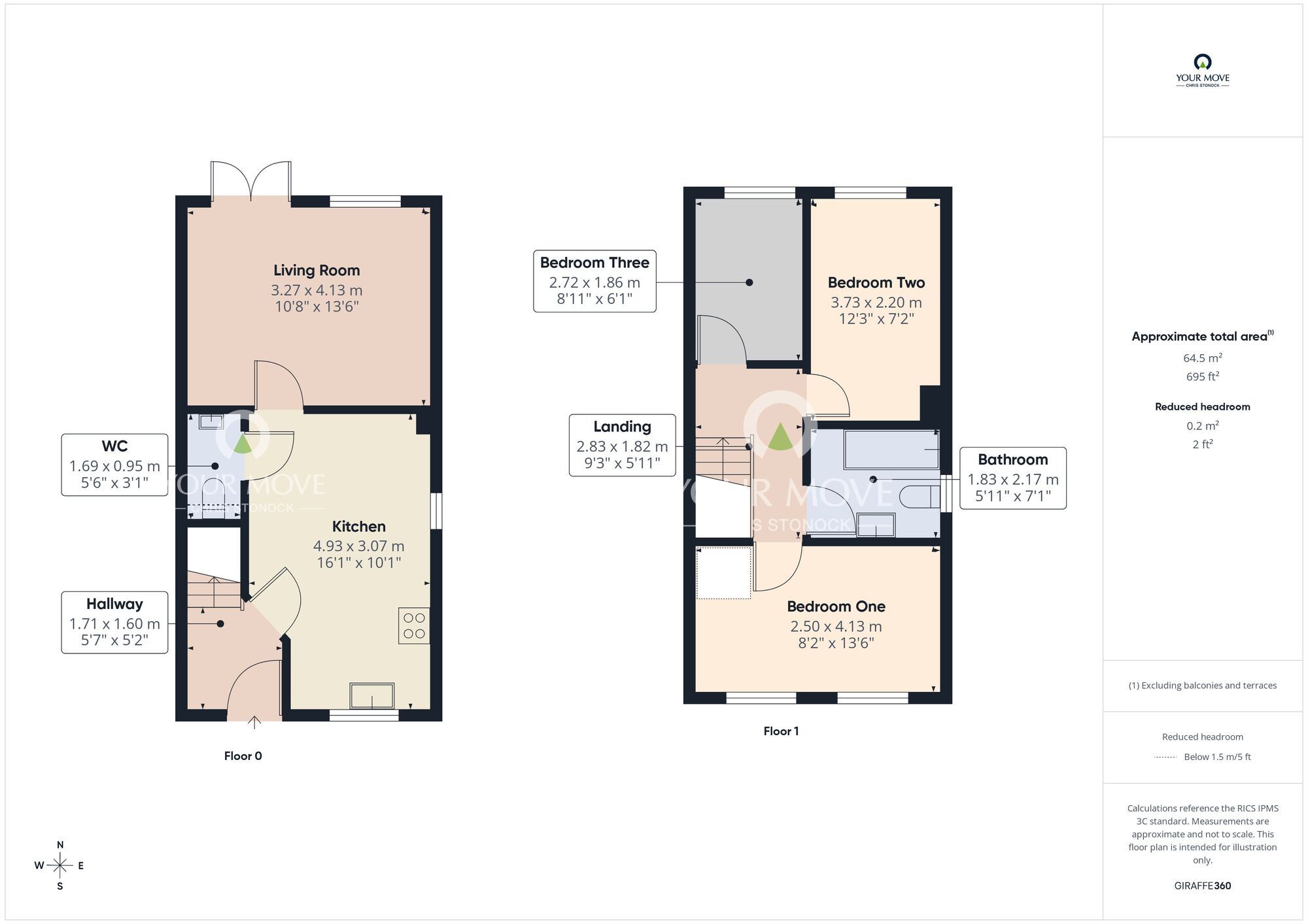 Floorplan of 3 bedroom Semi Detached House for sale, Padgate Road, Sunderland, Tyne and Wear, SR4