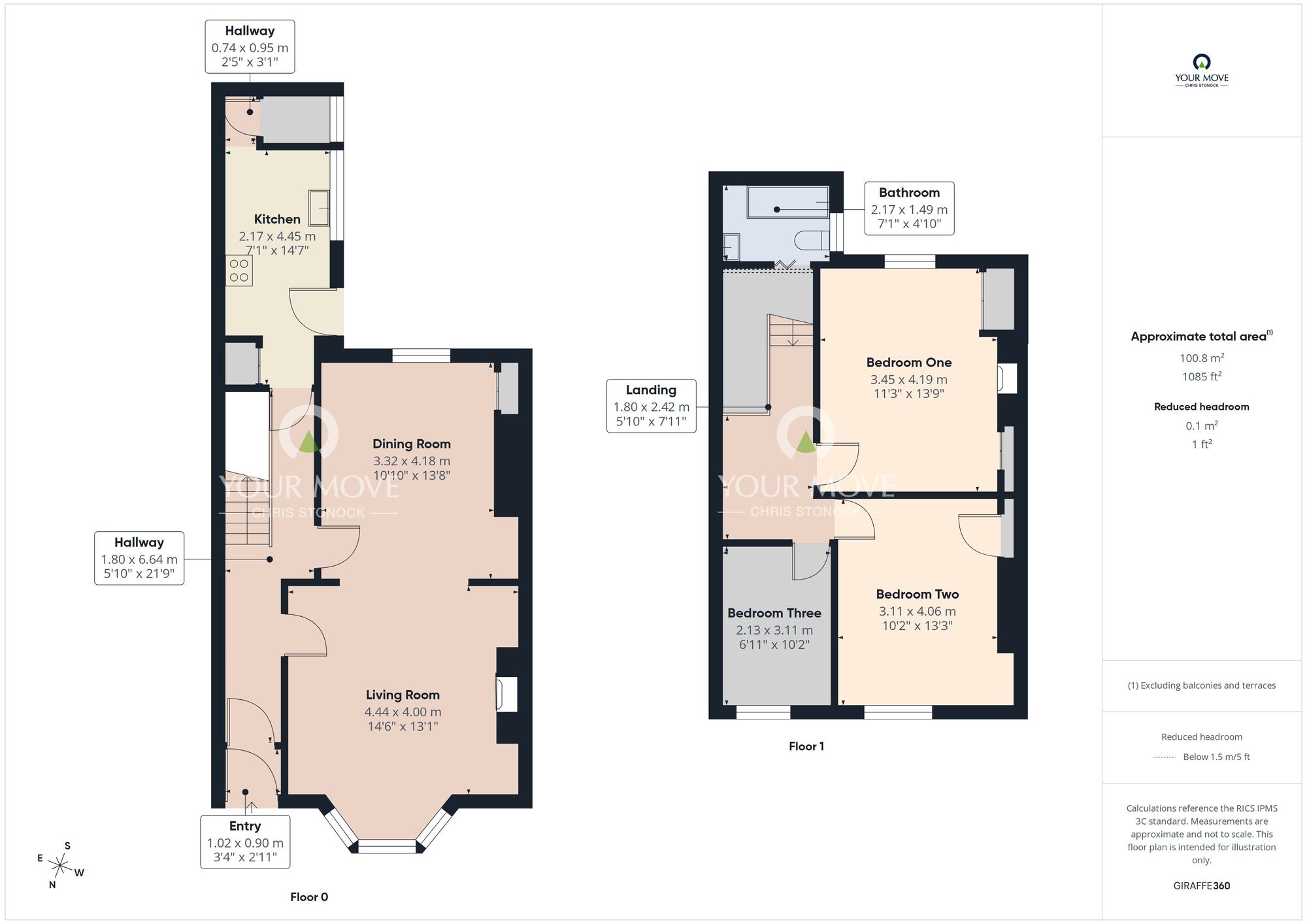 Floorplan of 3 bedroom Mid Terrace House for sale, General Graham Street, Sunderland, Tyne and Wear, SR4
