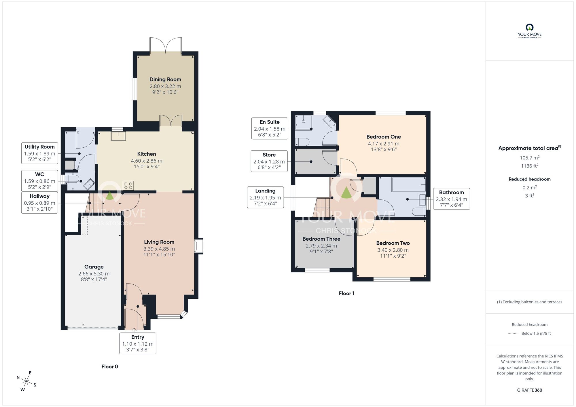 Floorplan of 3 bedroom Detached House for sale, Stapylton Drive, Horden, Durham, SR8