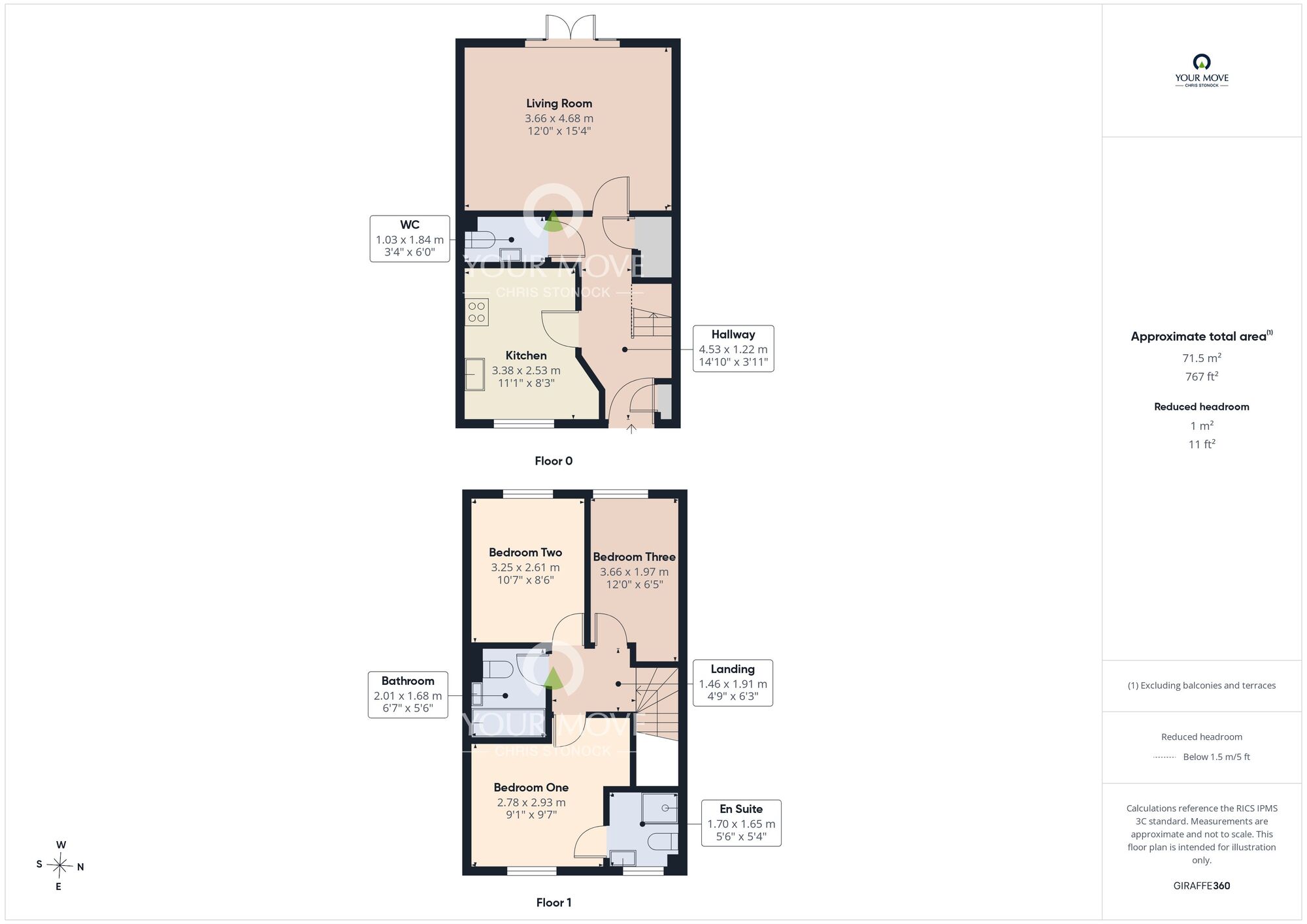 Floorplan of 3 bedroom Semi Detached House for sale, Scarcroft Close, Sunderland, Tyne and Wear, SR3