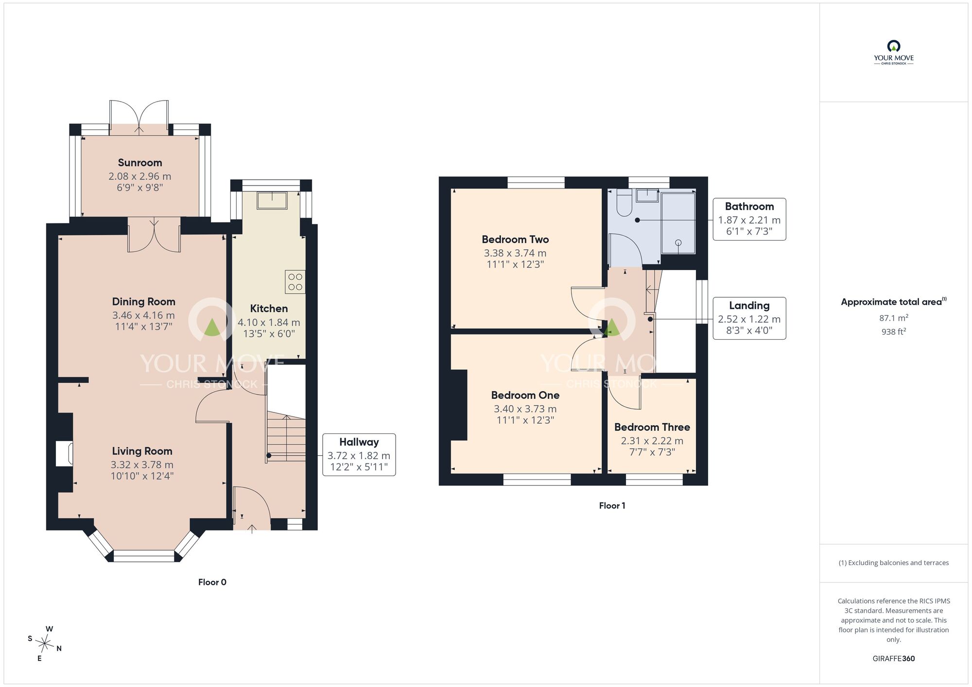 Floorplan of 3 bedroom Semi Detached House for sale, Kayll Road, Sunderland, SR4