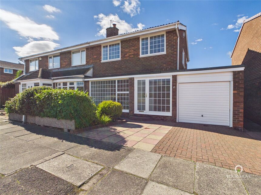 Main image of 3 bedroom Semi Detached House for sale, Redlands, Houghton Le Spring, Tyne and Wear, DH4