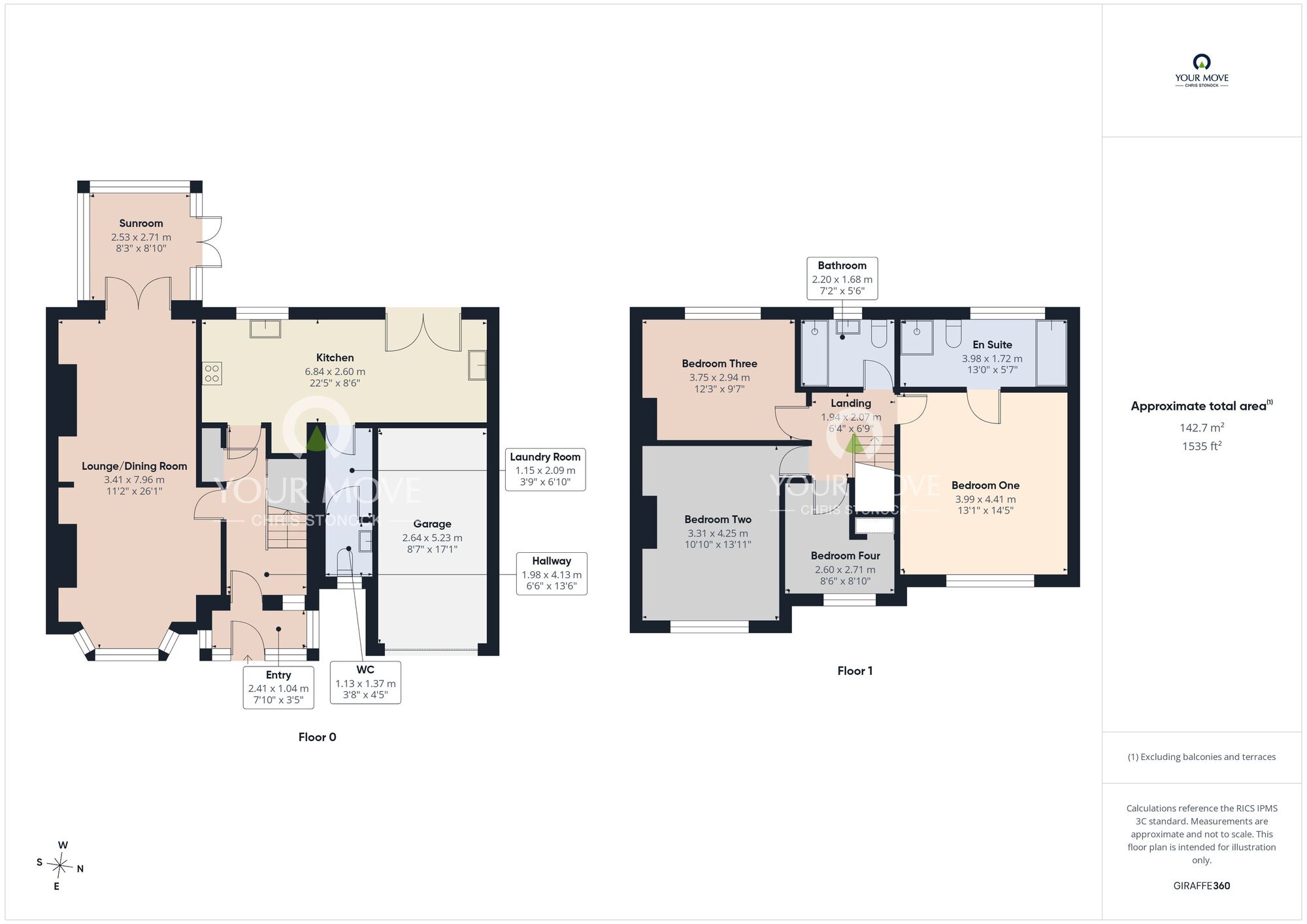 Floorplan of 4 bedroom Semi Detached House for sale, Bevan Avenue, Sunderland, Tyne and Wear, SR2