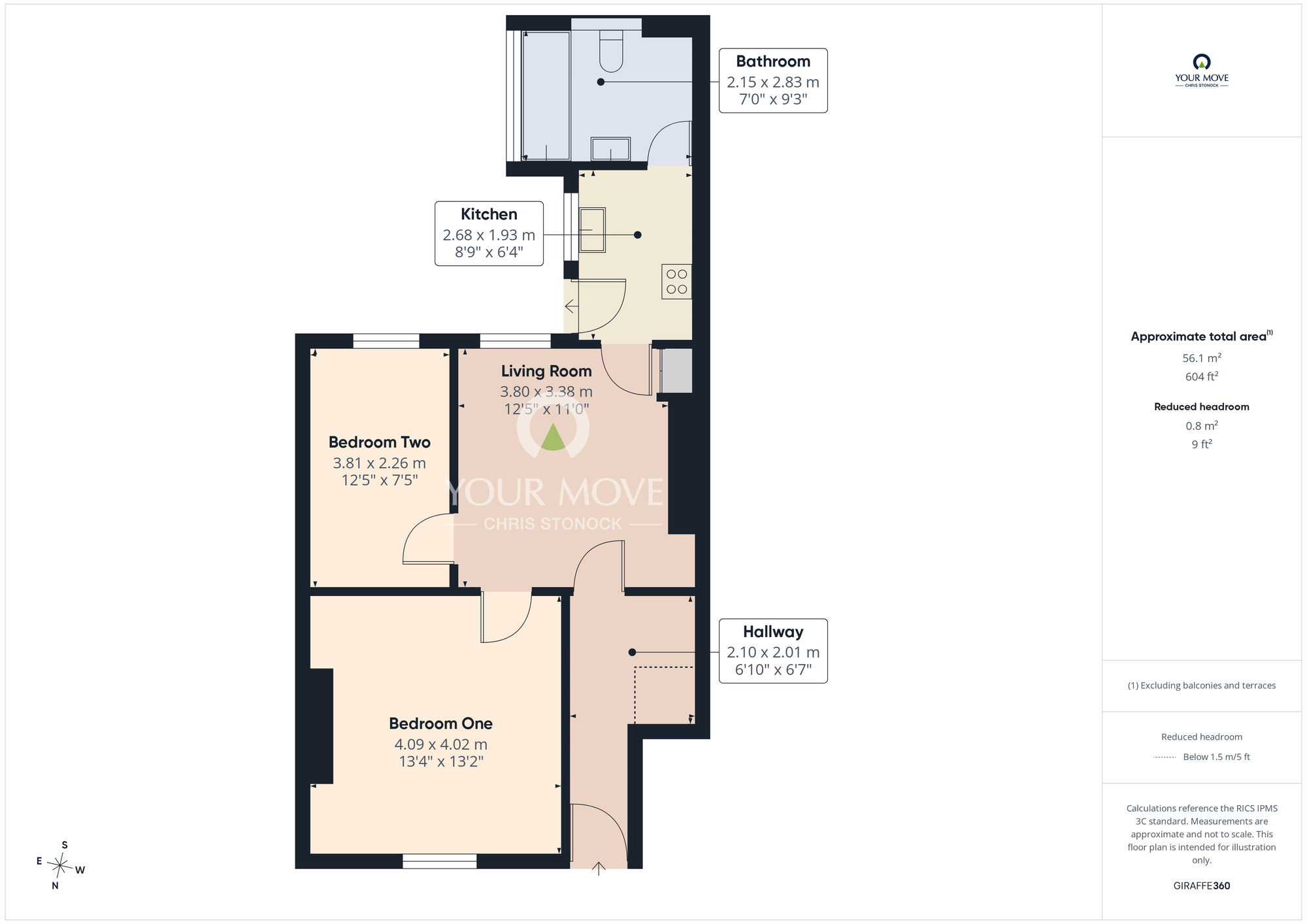 Floorplan of 2 bedroom Flat to rent, Aline Street, Seaham, Durham, SR7
