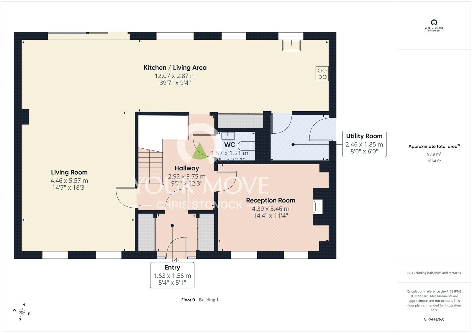 Floorplan of 5 bedroom Detached House for sale, Fulbroke Close, Sunderland, Tyne and Wear, SR2