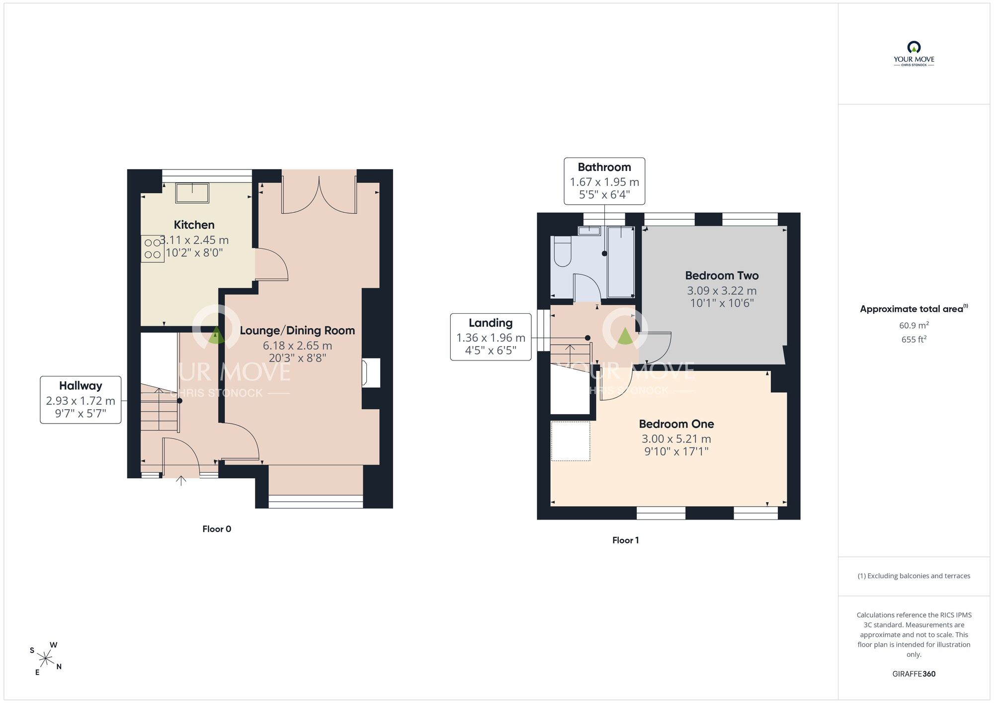 Floorplan of 2 bedroom Semi Detached House for sale, Bergen Street, Sunderland, Tyne and Wear, SR5