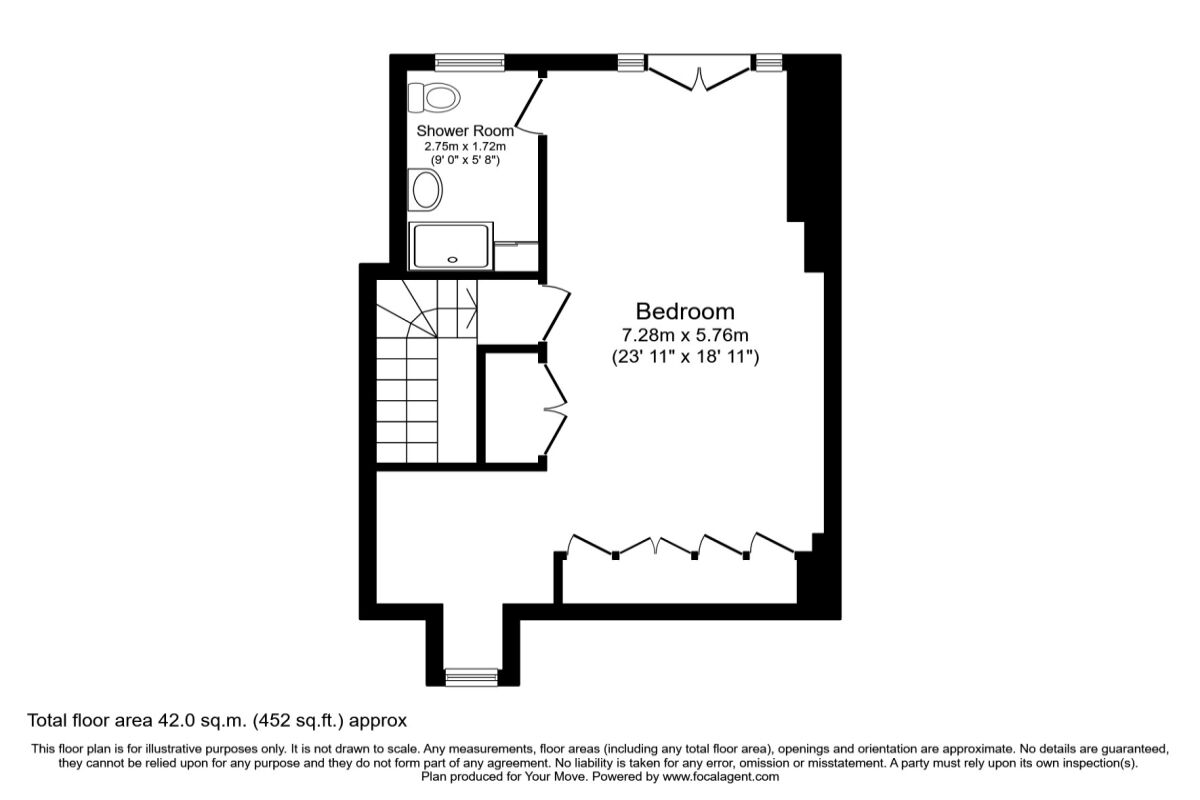 Floorplan of Property to rent, The Mount, New Malden, KT3