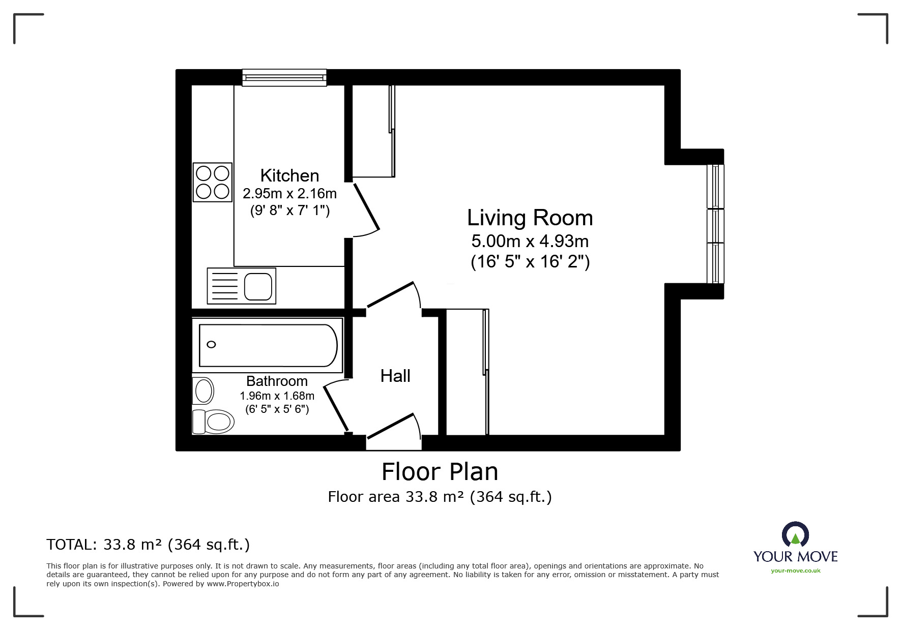 Floorplan of  Flat to rent, Westmoreland Drive, Sutton, SM2