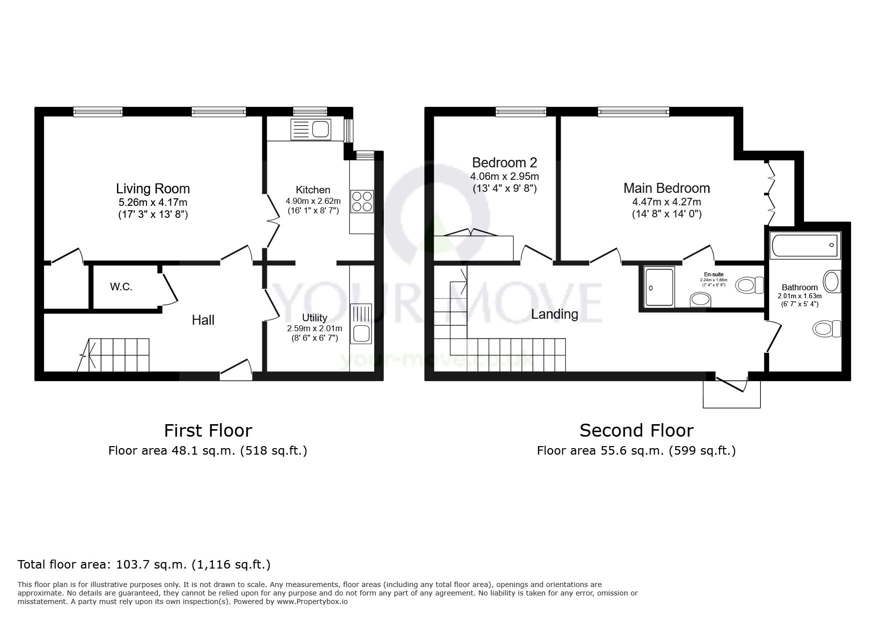 Floorplan of 2 bedroom Flat for sale, Thicket Road, Sutton, Surrey, SM1