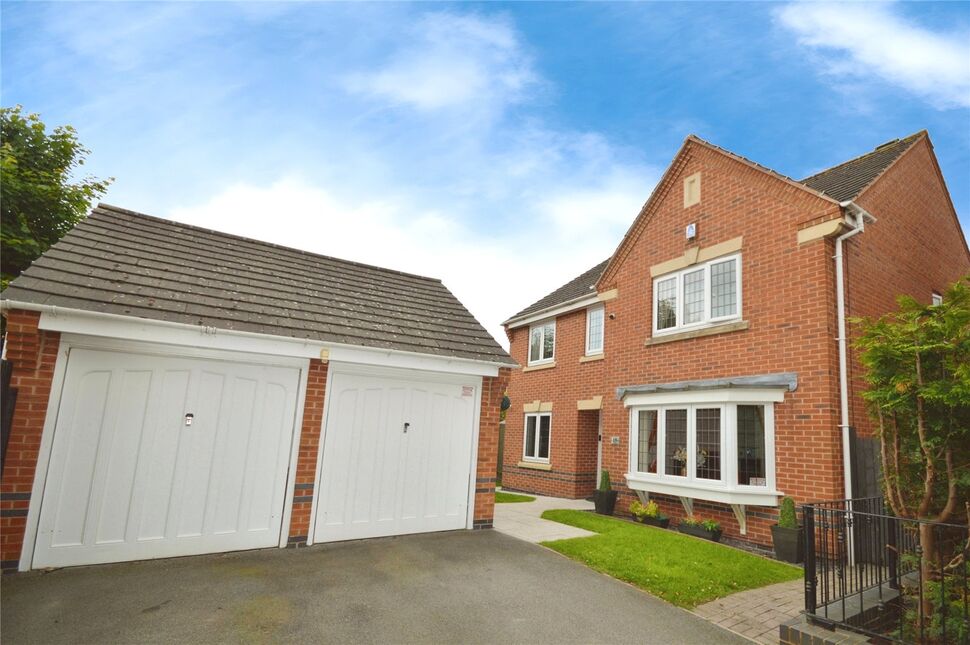 Main image of 4 bedroom Detached House for sale, Sandringham Close, Swadlincote, Derbyshire, DE11