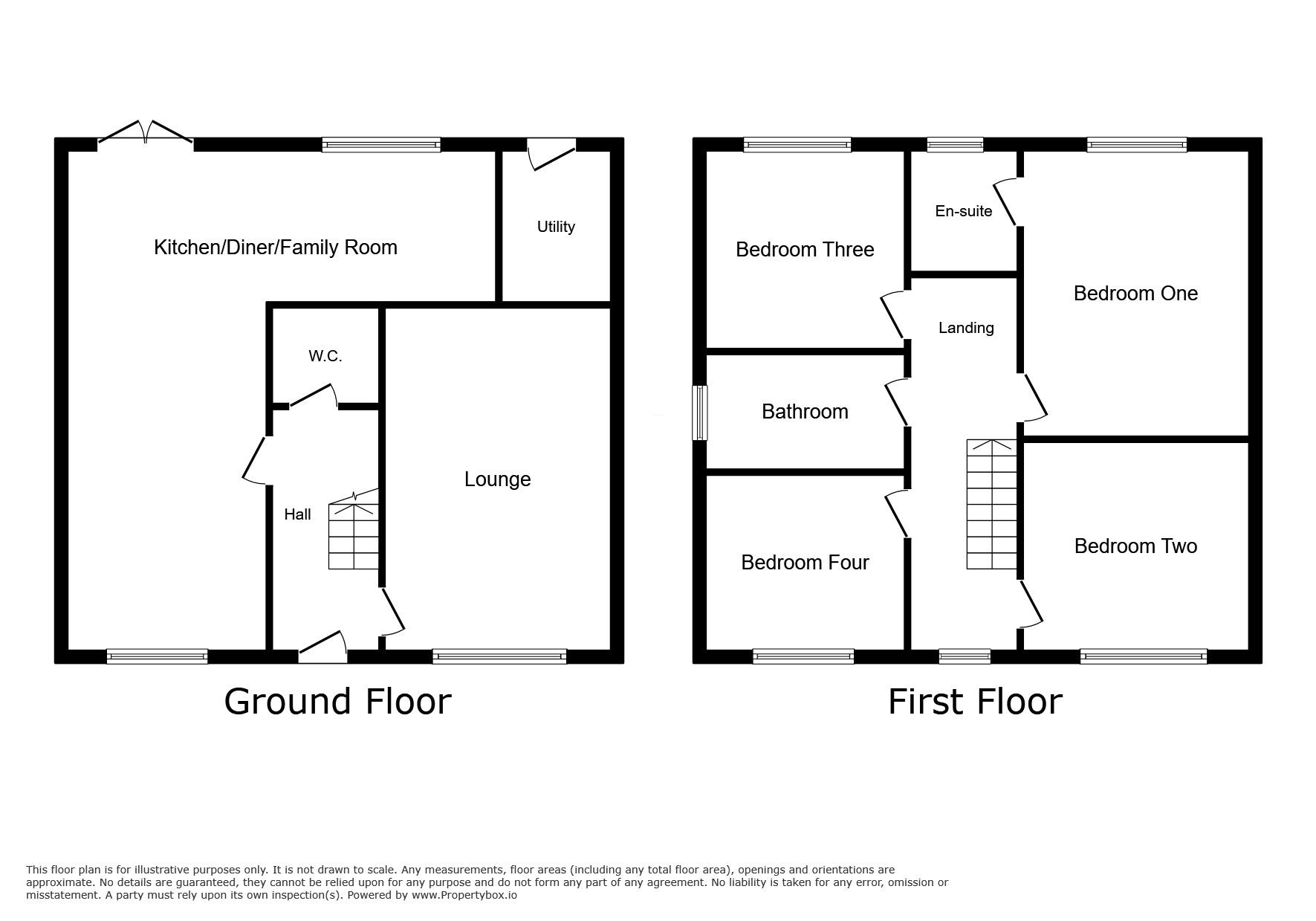 Floorplan of 4 bedroom Detached House for sale, Mitre Close, Linton, Derbyshire, DE12