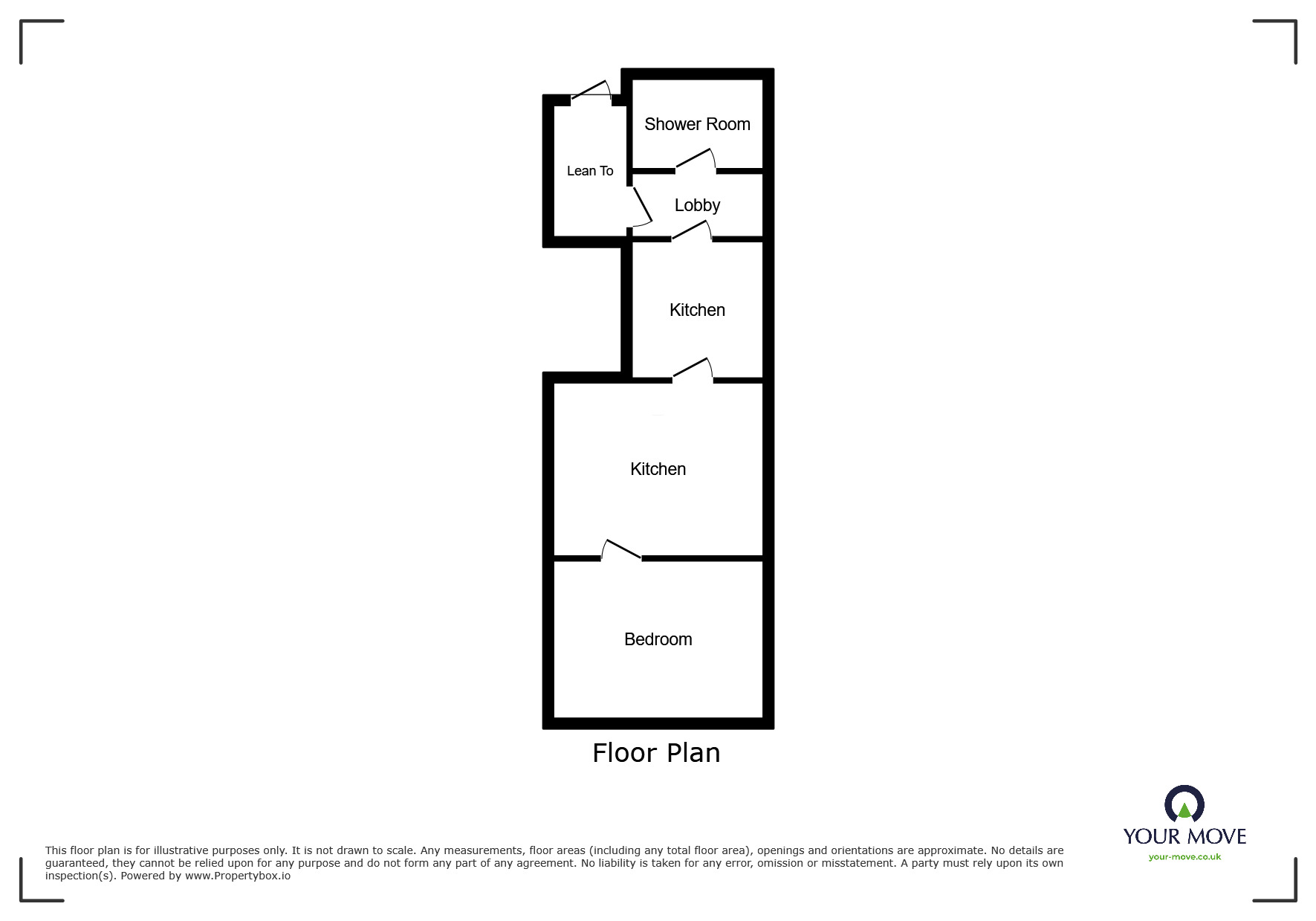 Floorplan of 1 bedroom  Flat to rent, Market Street, Polesworth, Warwickshire, B78