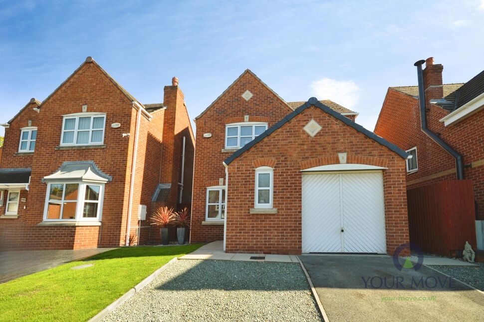 Main image of 3 bedroom Detached House for sale, Queen Victoria Drive, Swadlincote, Derbyshire, DE11