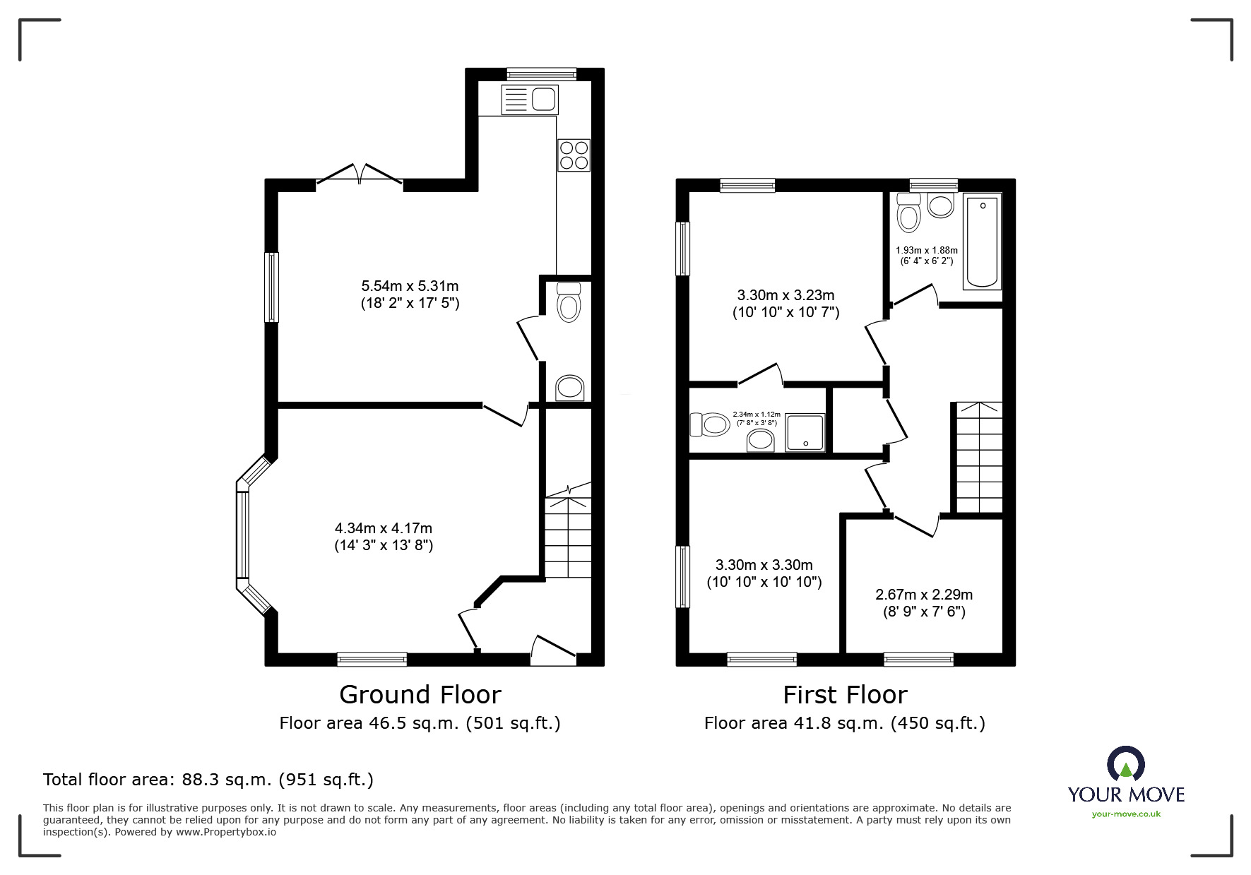 Floorplan of 3 bedroom Detached House for sale, Foxley Chase, Linton, Derbyshire, DE12
