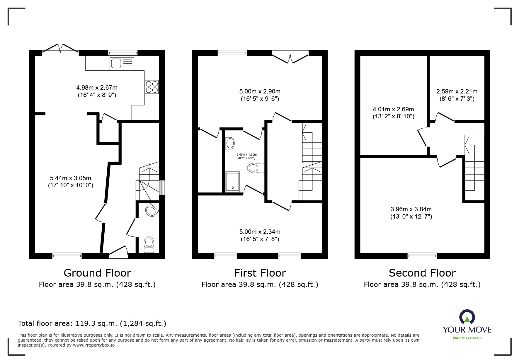 Floorplan of 4 bedroom Semi Detached House for sale, Fox Field, Castle Gresley, Derbyshire, DE11