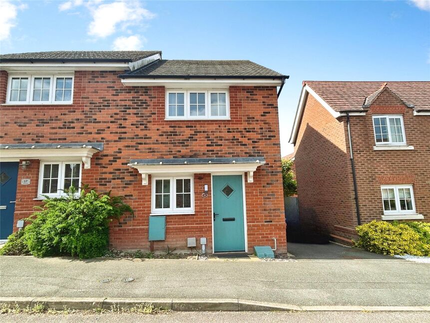 Main image of 2 bedroom Semi Detached House for sale, Ashford Way, Church Gresley, Derbyshire, DE11