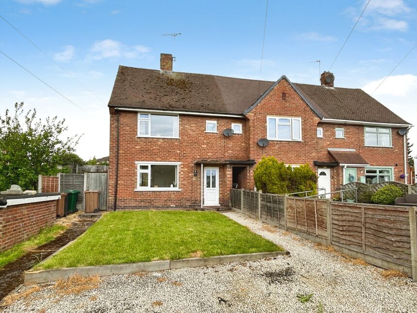 Main image of 2 bedroom End Terrace House for sale, Chestnut Avenue, Midway, Derbyshire, DE11