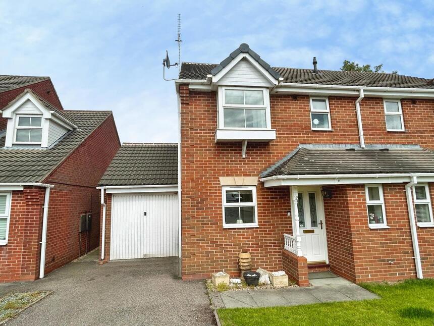 Main image of 3 bedroom Semi Detached House for sale, Bourne Way, Swadlincote, Derbyshire, DE11