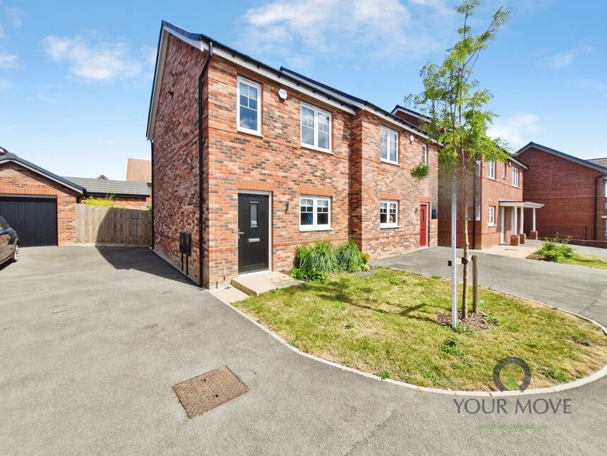 Main image of 2 bedroom Semi Detached House for sale, Moonstone Way, Newhall, Derbyshire, DE11