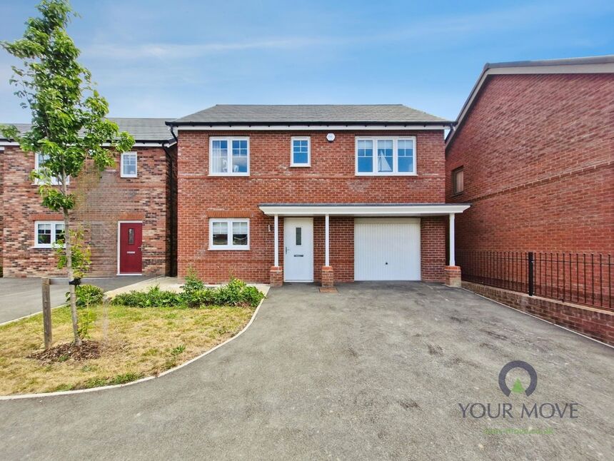 Main image of 4 bedroom Detached House for sale, Moonstone Way, Newhall, Derbyshire, DE11
