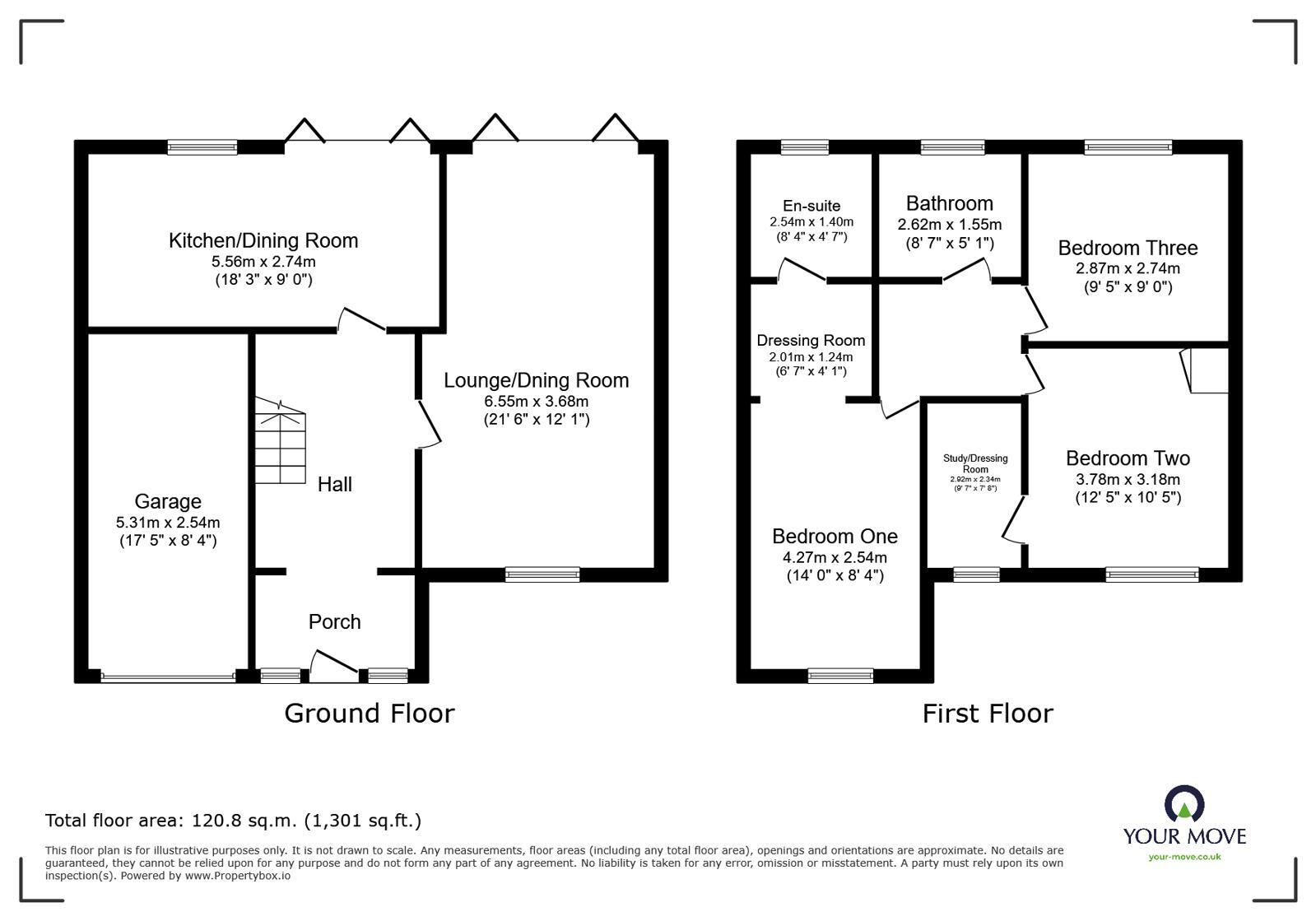 Floorplan of 3 bedroom Semi Detached House for sale, Browning Road, Swadlincote, Derbyshire, DE11