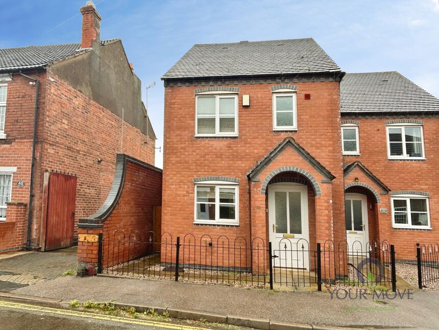 Main image of 2 bedroom Semi Detached House for sale, Oversetts Road, Newhall, Derbyshire, DE11
