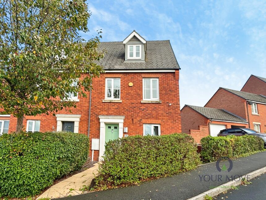 Main image of 3 bedroom Semi Detached House for sale, Salford Way, Church Gresley, Derbyshire, DE11