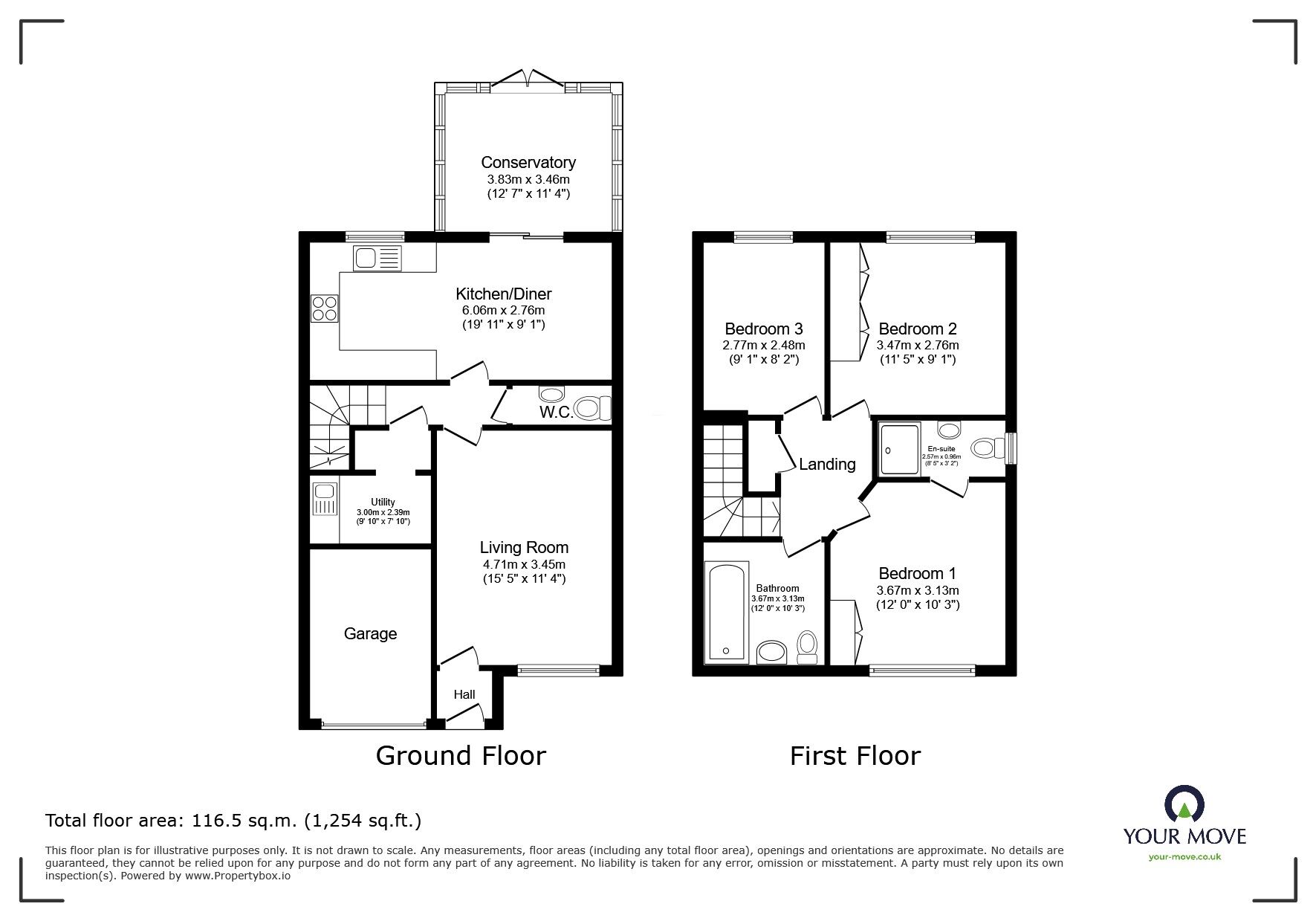 Floorplan of 3 bedroom Detached House for sale, Threadmill Lane, Swinton, Greater Manchester, M27