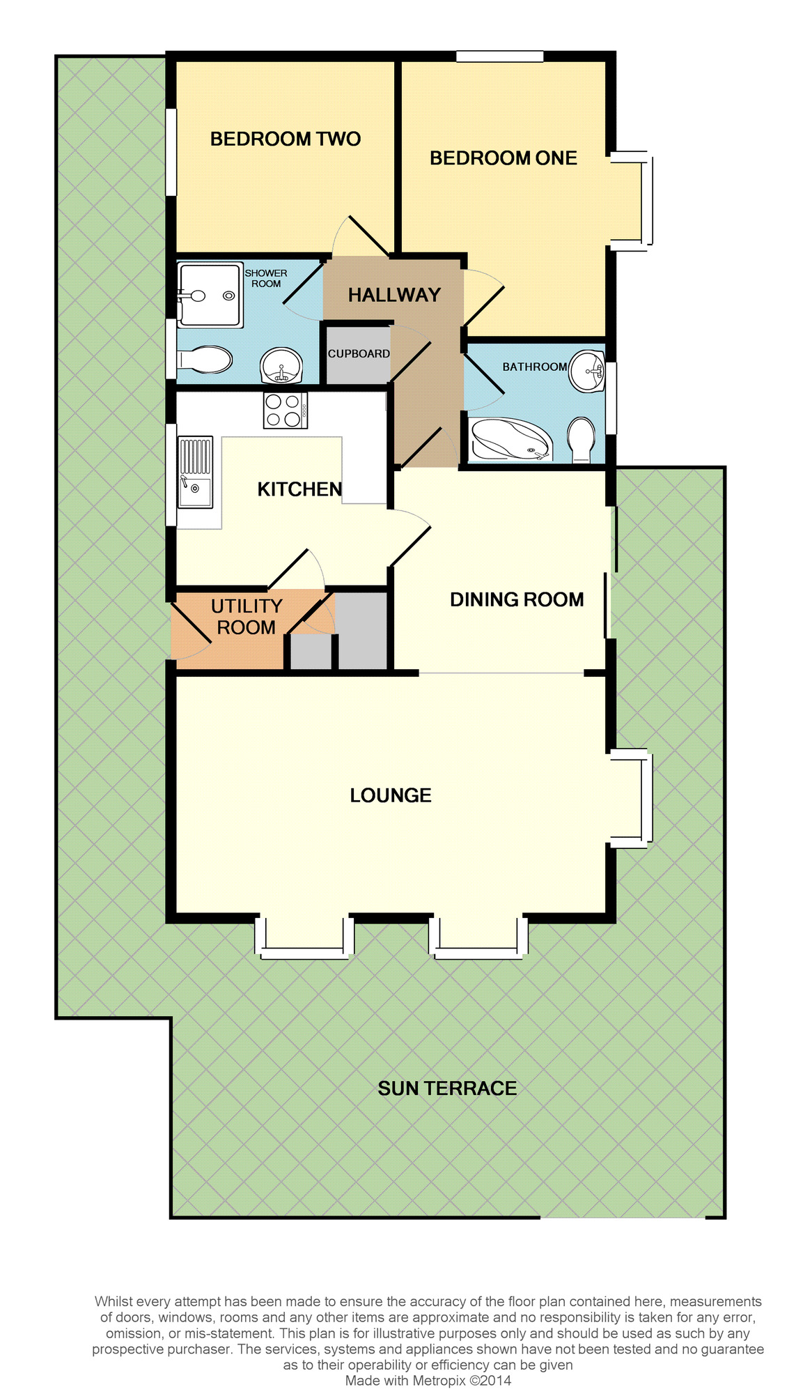 Floorplan of 2 bedroom Detached Bungalow for sale, Stonehill Woods Park, Old London Road, Kent, DA14