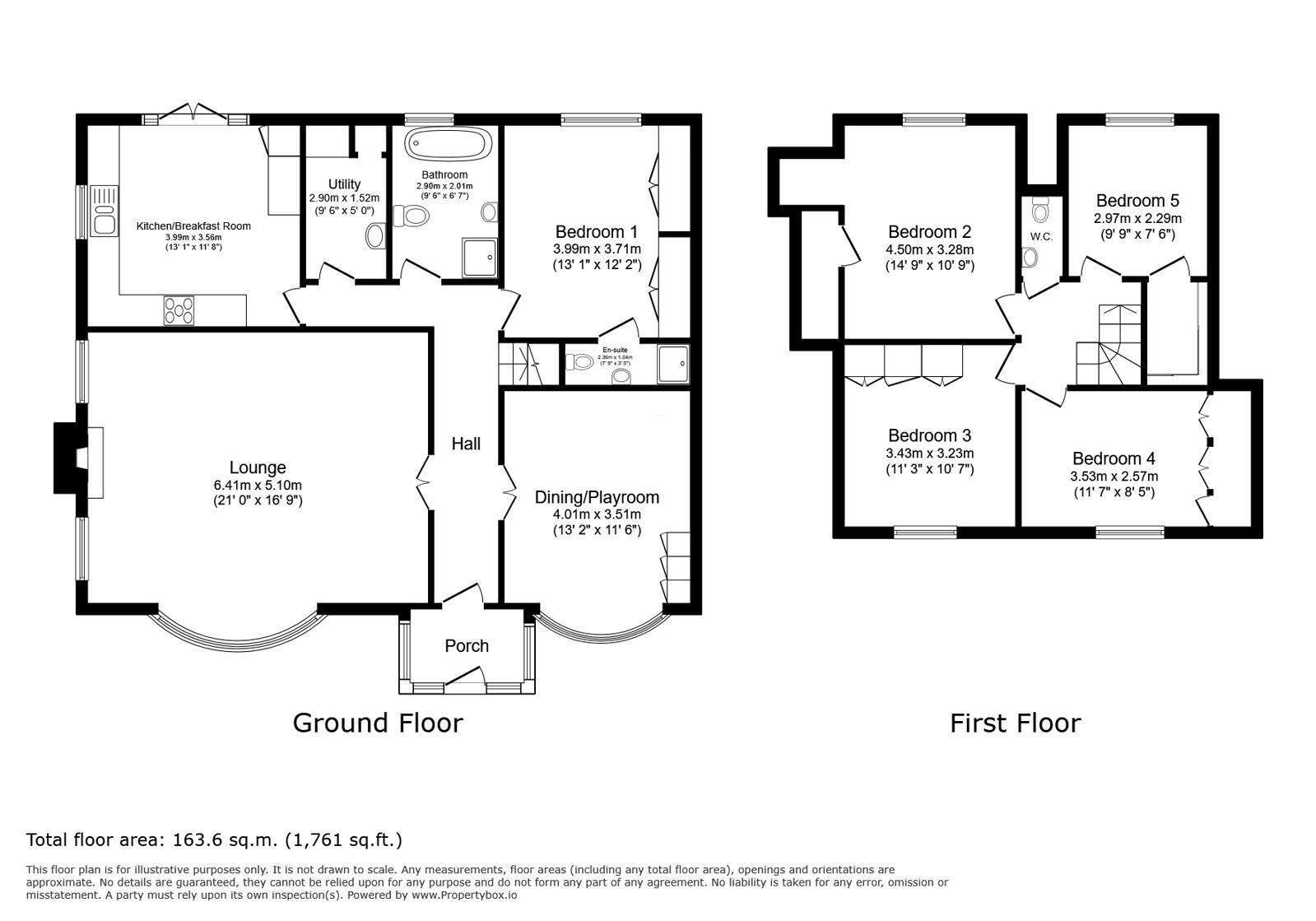 Floorplan of 5 bedroom Semi Detached House for sale, Bennetts Avenue, West Kingsdown, Kent, TN15
